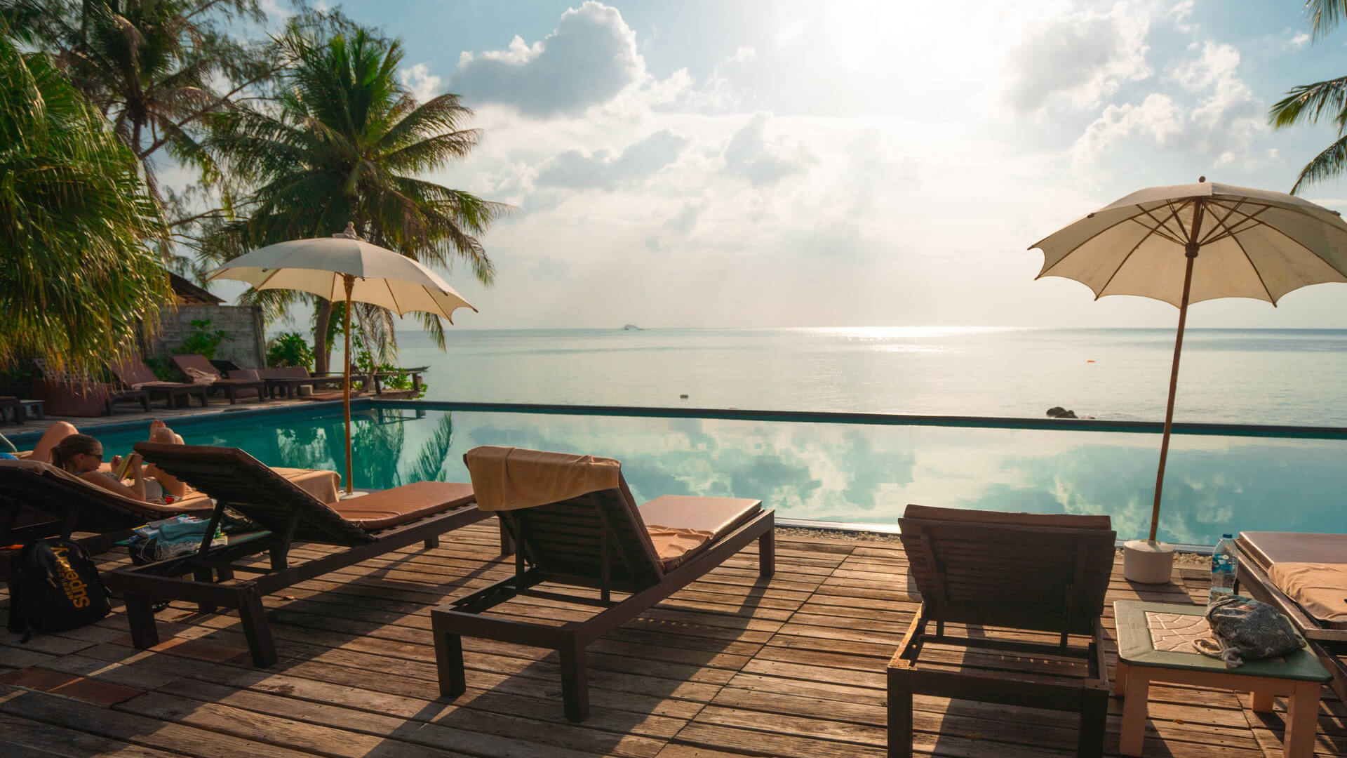 ビーチサンセットの写真